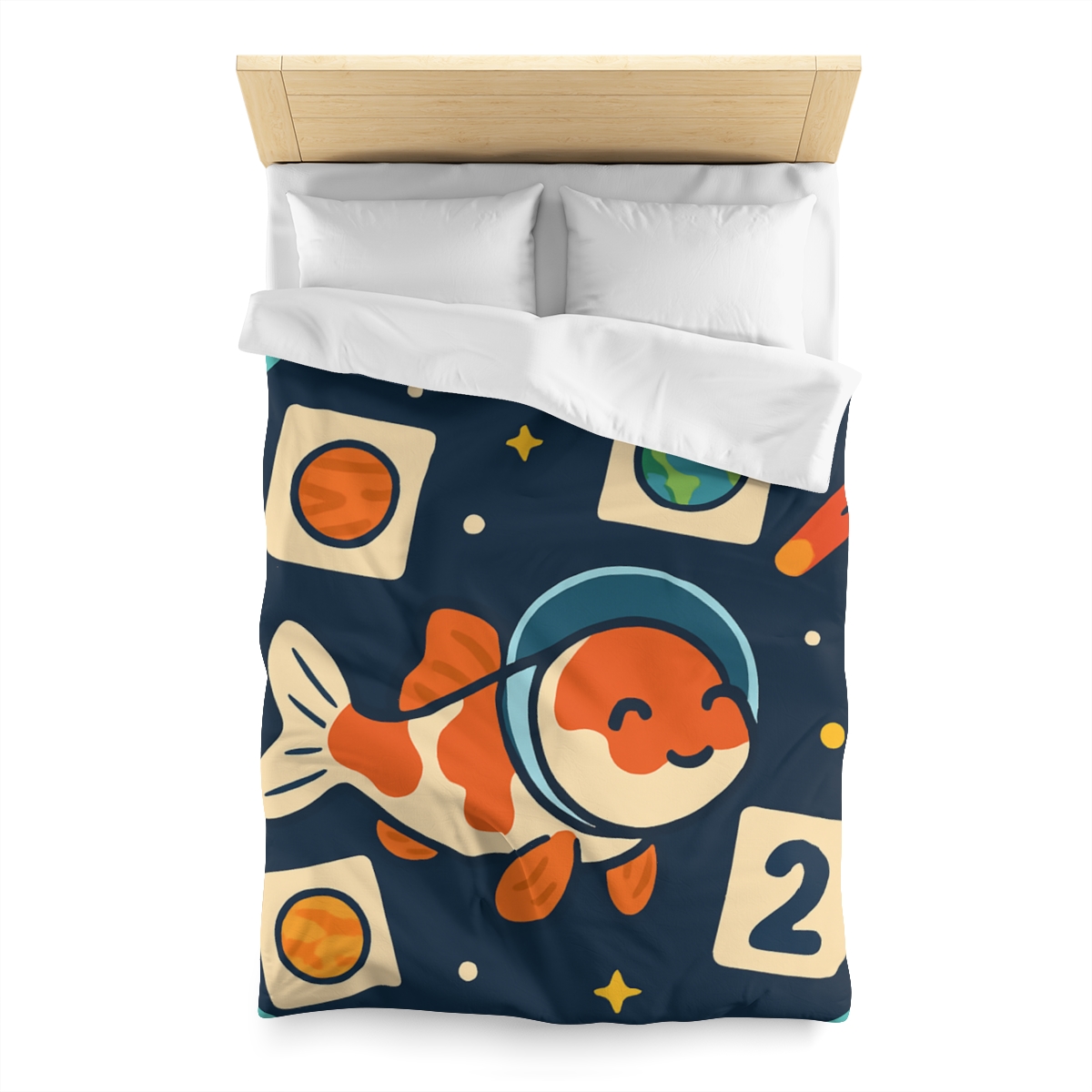 Comet Koi Classroom custom duvets