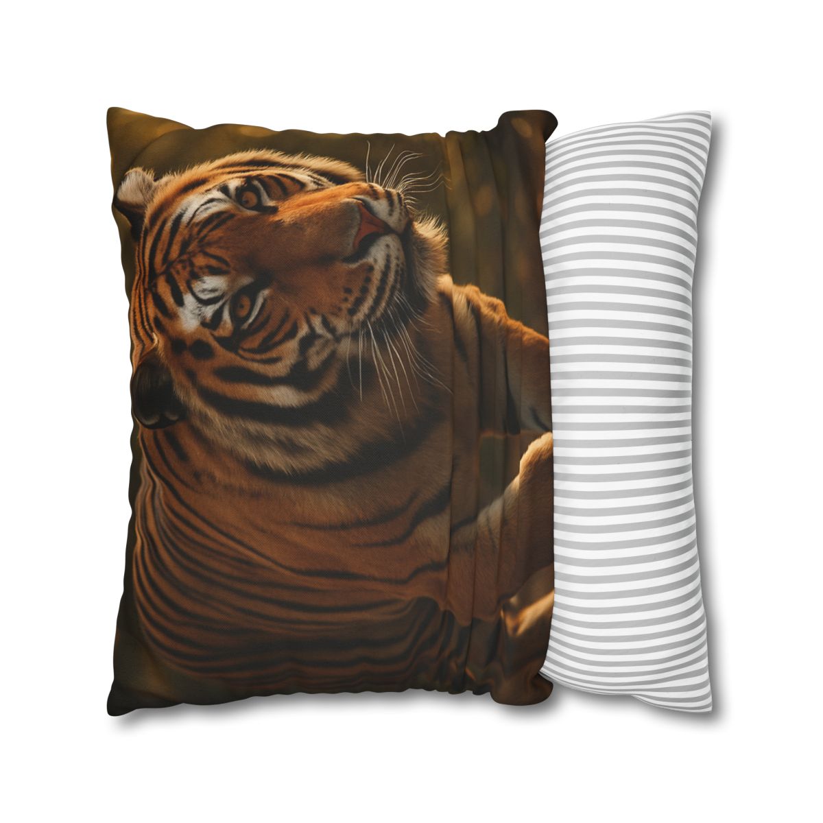 Forest Stalker Bengal Tiger soft cotton pillow cases