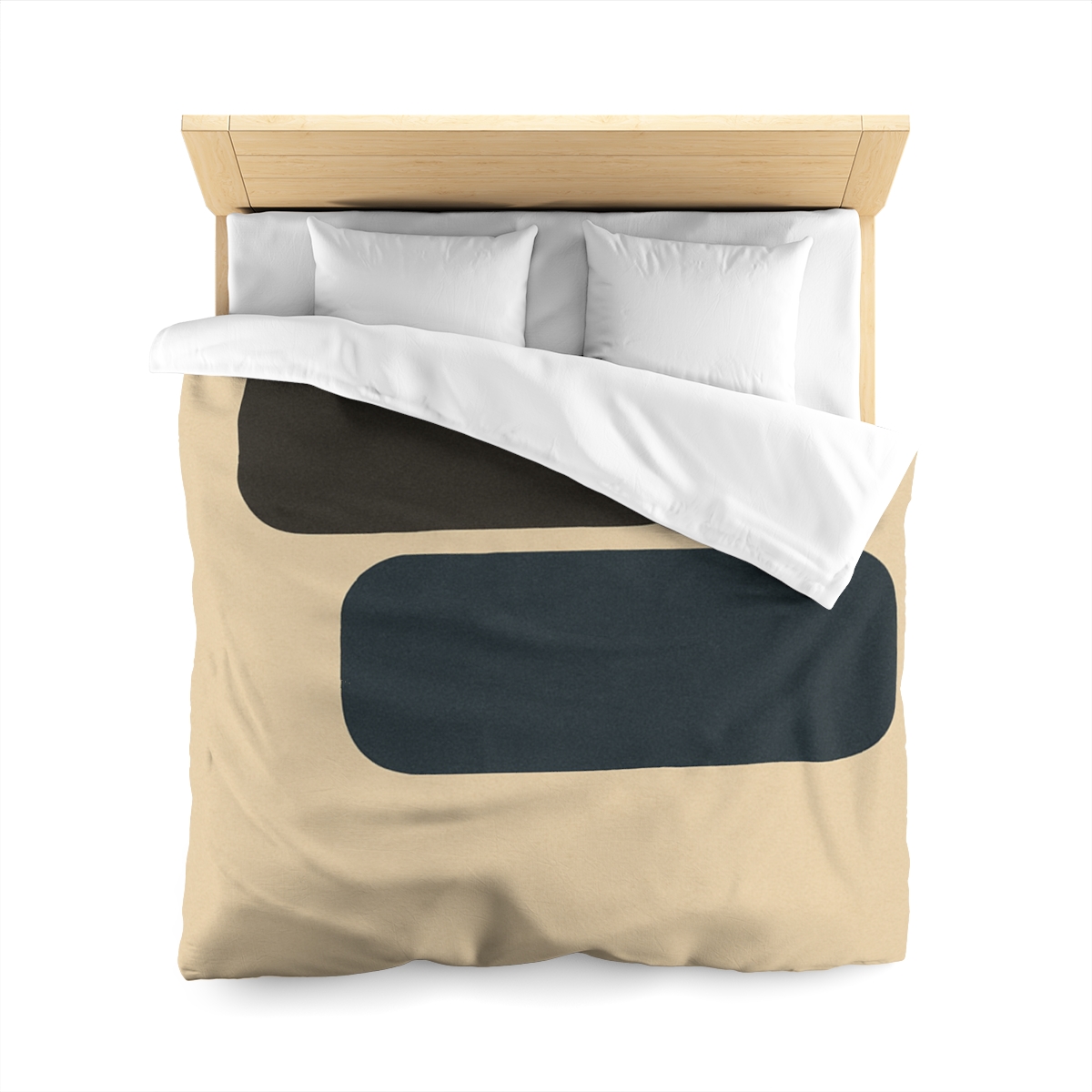 Offset Trio Of Rounded Bars soft comforter duvets