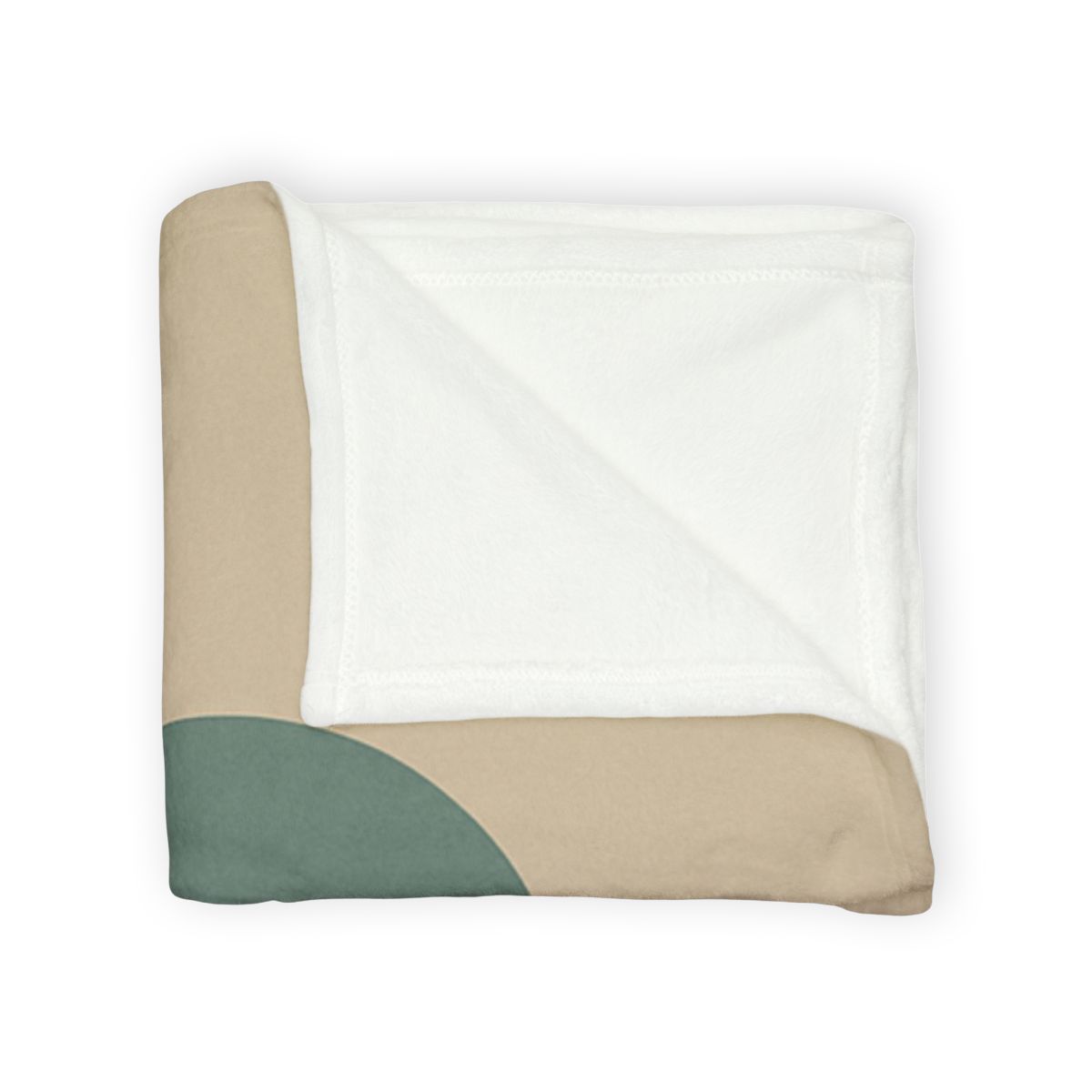 Quiet Triplet Of Offset Circles decorative home blankets