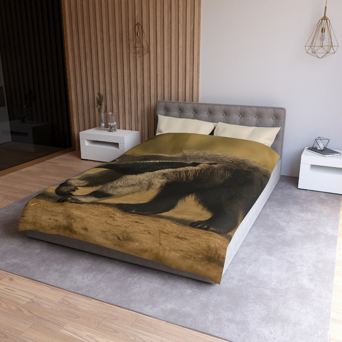 Velvet Trail Giant Anteater unique patterned duvets