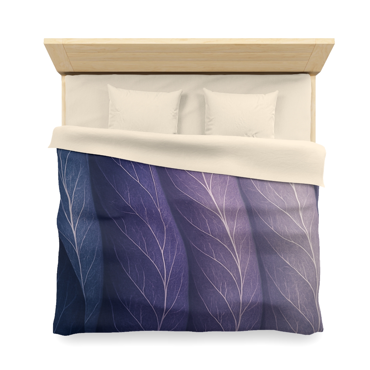 Leaf Vein Aurora Drapery custom duvets