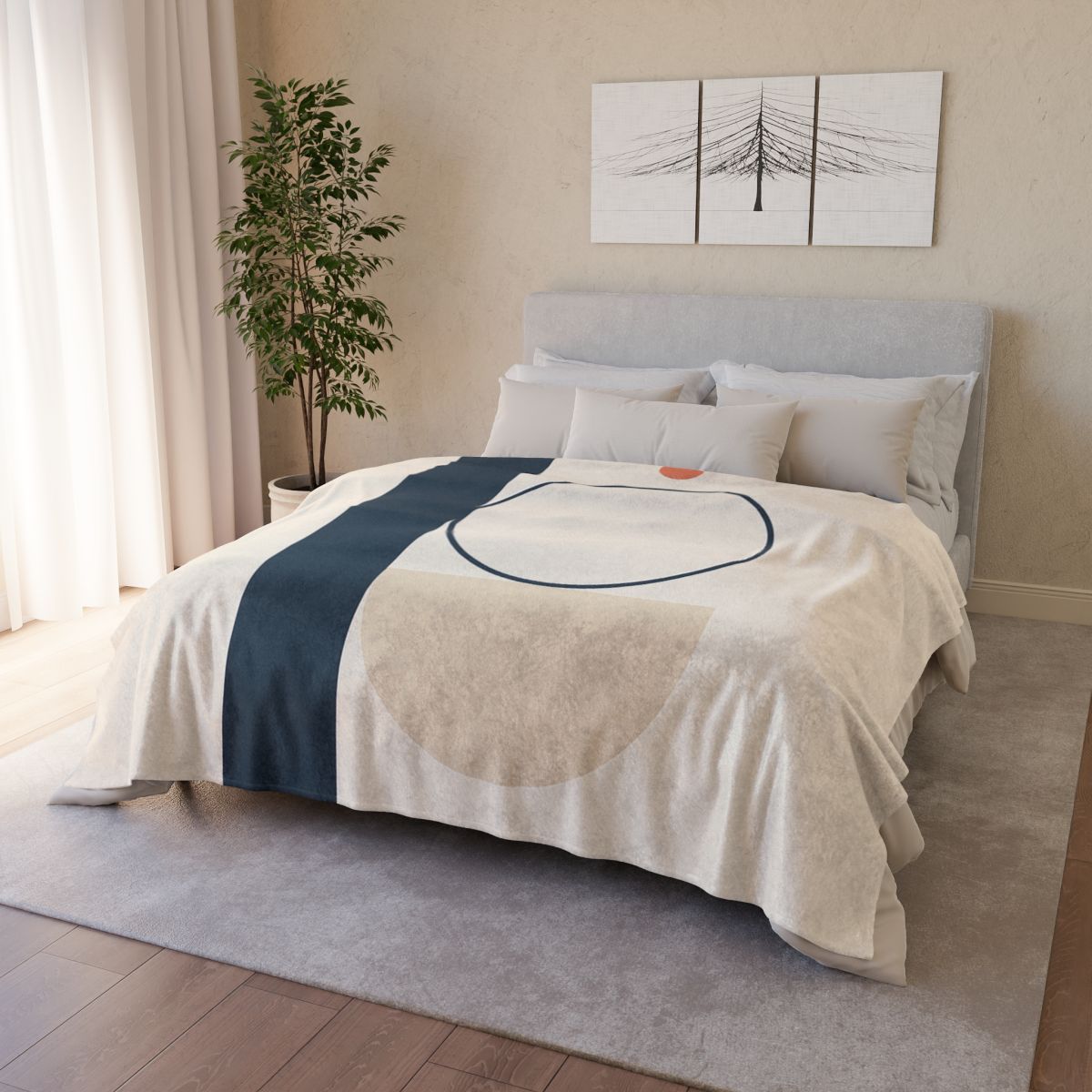 Quiet Column With Split Circle warm winter blankets