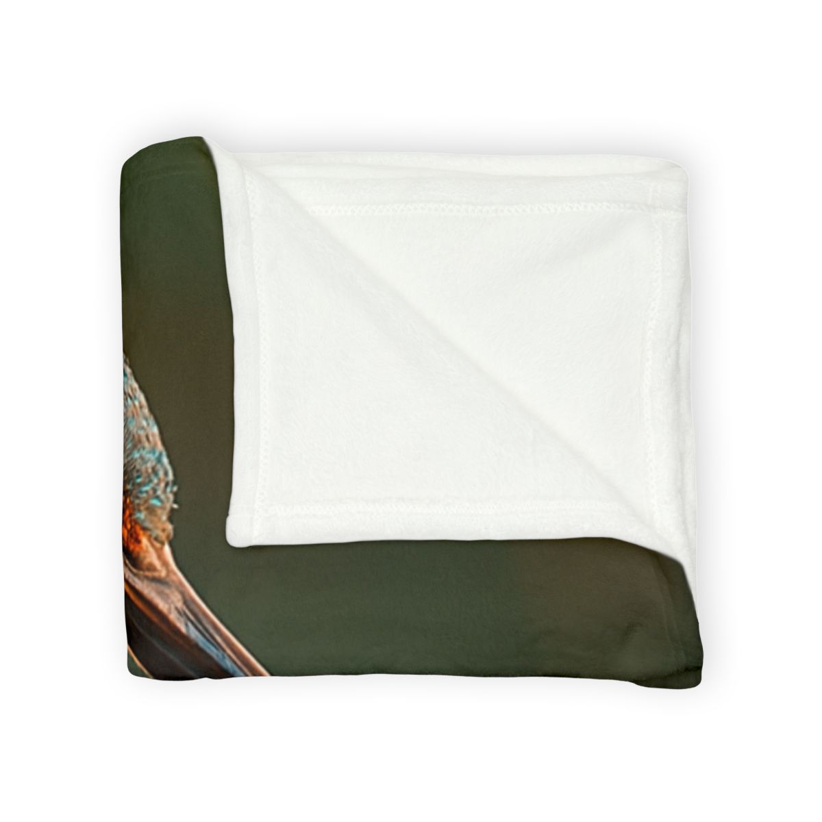 Aurora Splash Common Kingfisher custom blankets