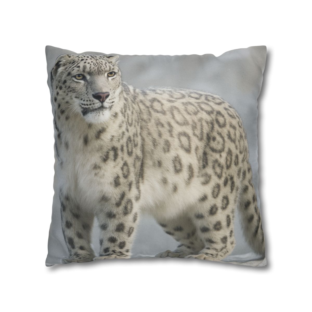 Snow Drift Hunter Snow Leopard unique gift pillow cases