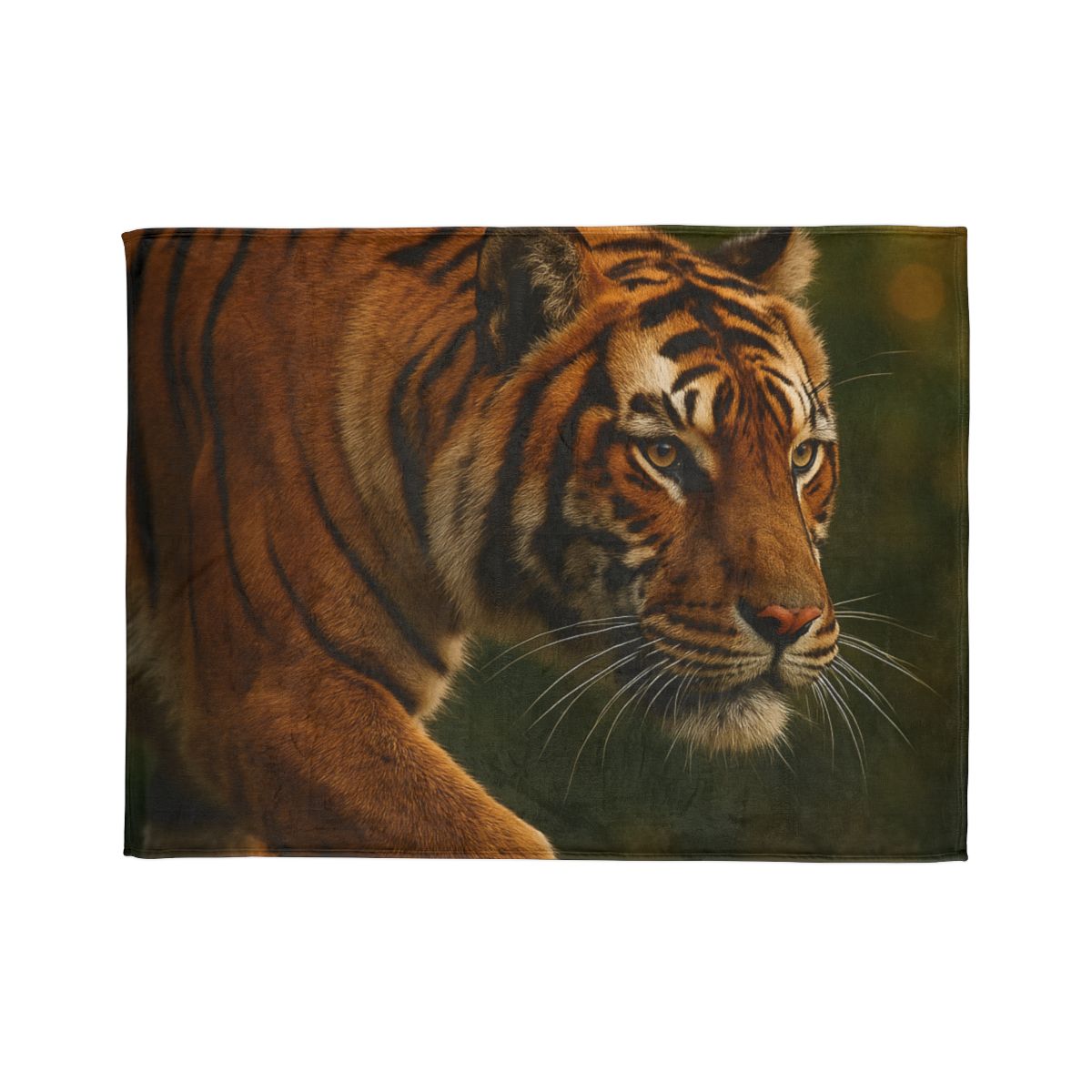 Forest Stalker Bengal Tiger soft fleece blankets