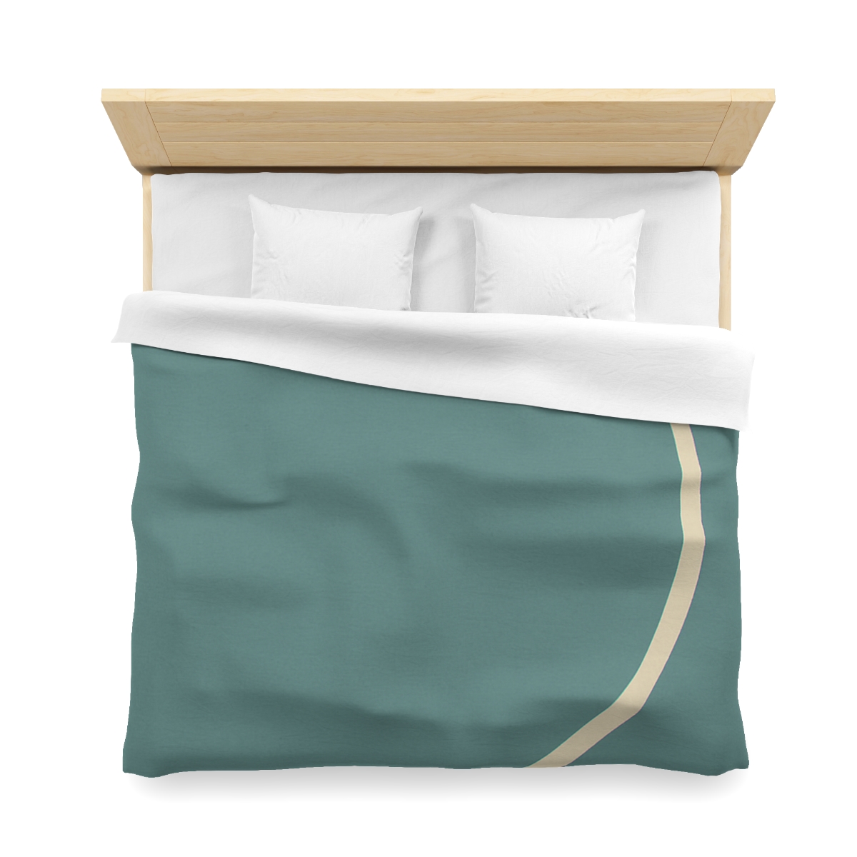 Negative Space Corner Arc duvets for gifts