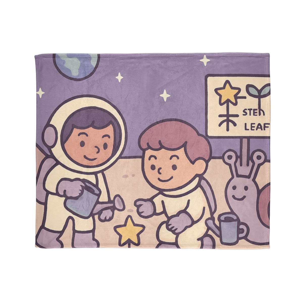 Moon Gardeners Planting Stardust Seeds custom blankets