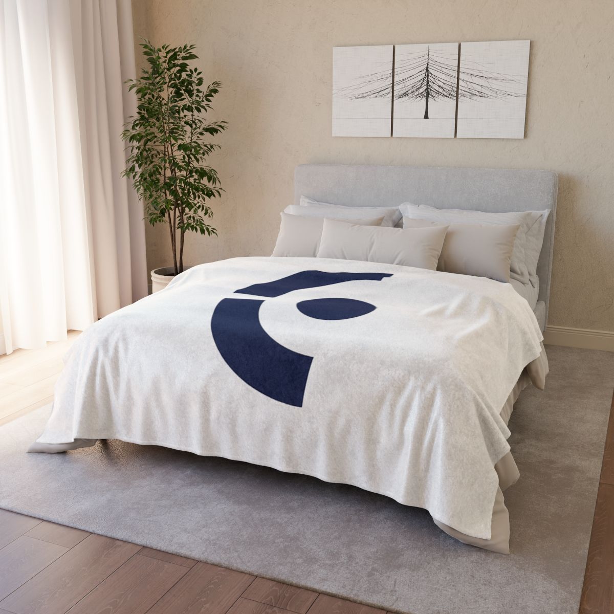 Twin Arcs Eclipse Study designer printed blankets