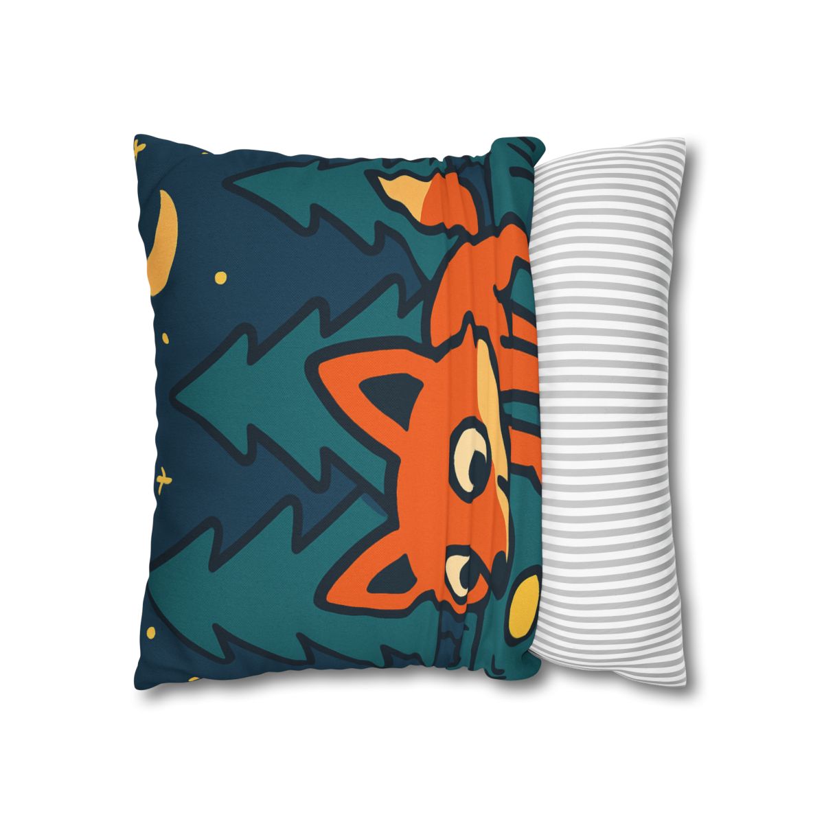 Starlight Forest Fox designer print pillow cases