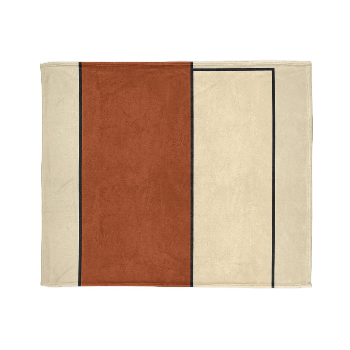 Offset Rectangle Pairing stylish throw blankets