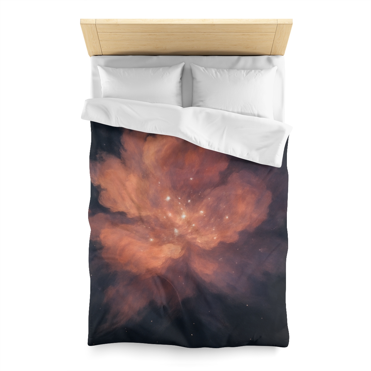 Celestial Dust Bloom personalized bedding duvets