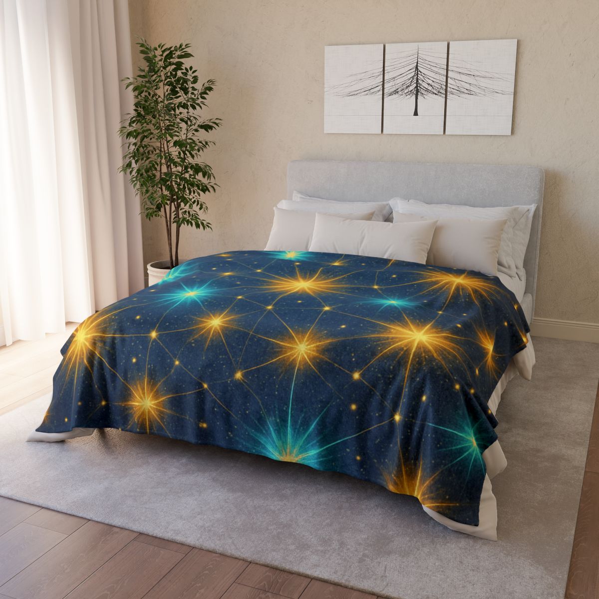 Starburst Lace Cluster unique gift blanketscustom blankets