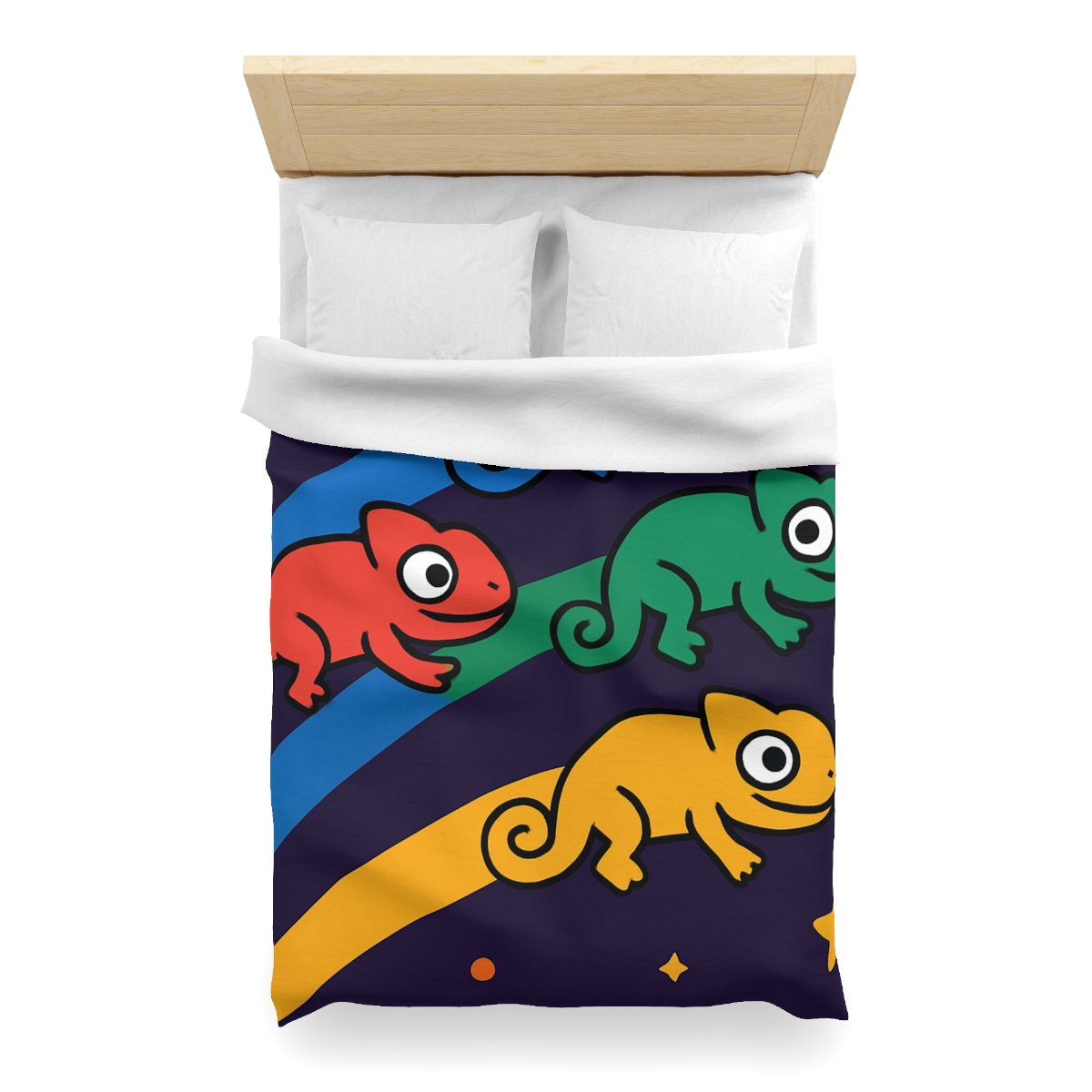 Comet Chameleons Color Changing Race stylish duvet covers