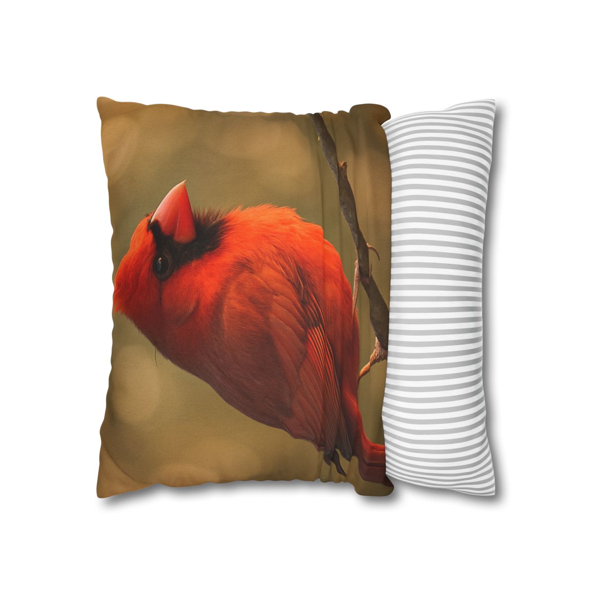 Crimson Pulse Northern Cardinal trendy patterned pillow cases