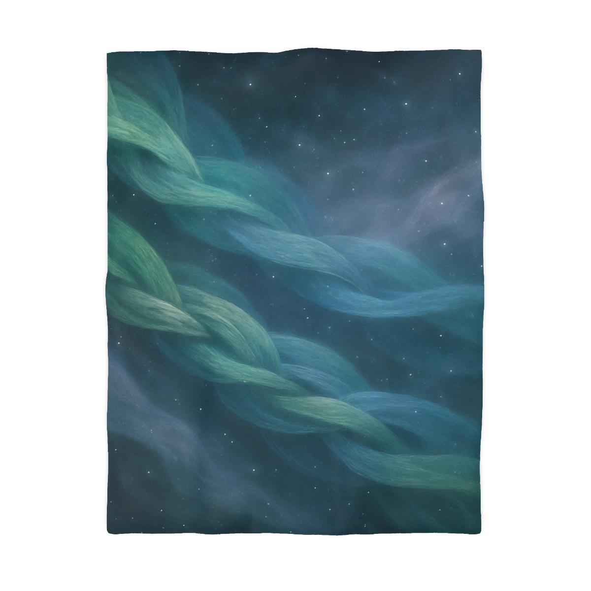 Auroral Nebula Weave designer printed duvets