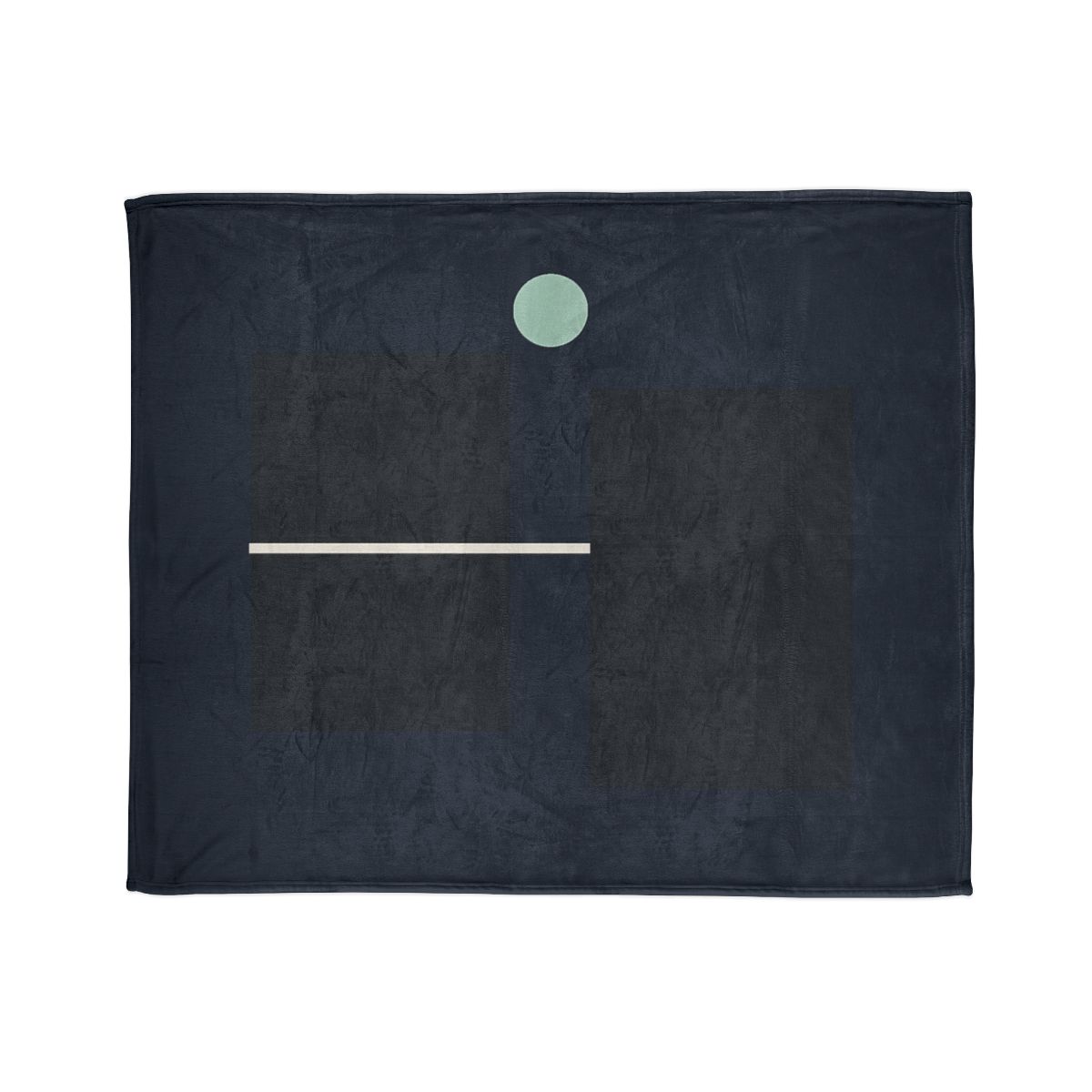 Twin Rectangles With Shared Edge Line decorative home blankets