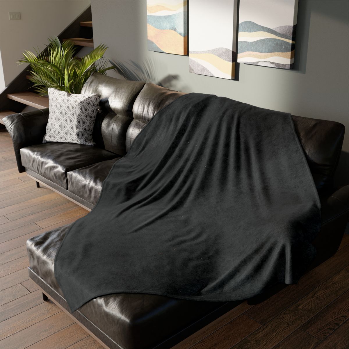 Dark Energy Silk Gradient warm winter blankets