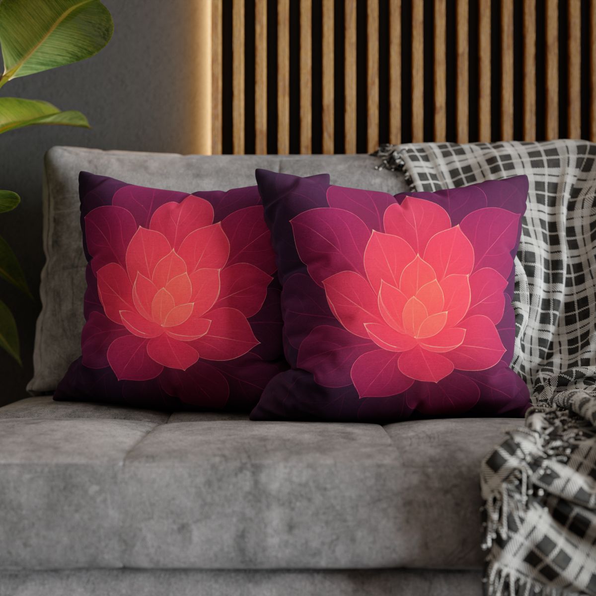 Petal Prism Overlap personalized pillow covers