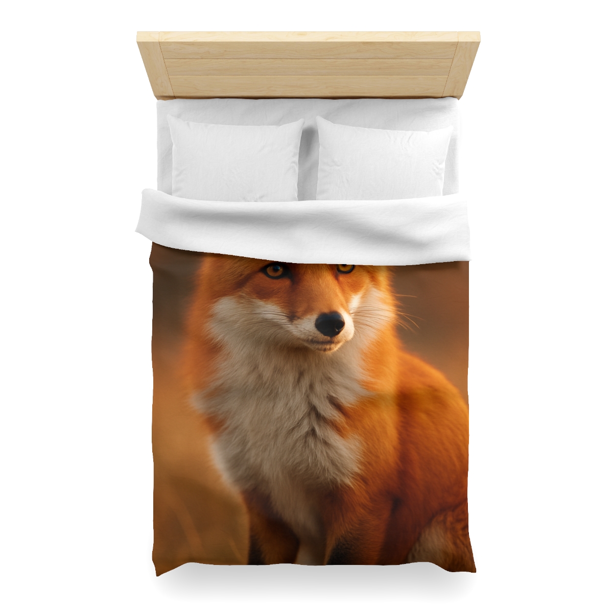 Crimson Whisper Red Fox stylish duvet covers