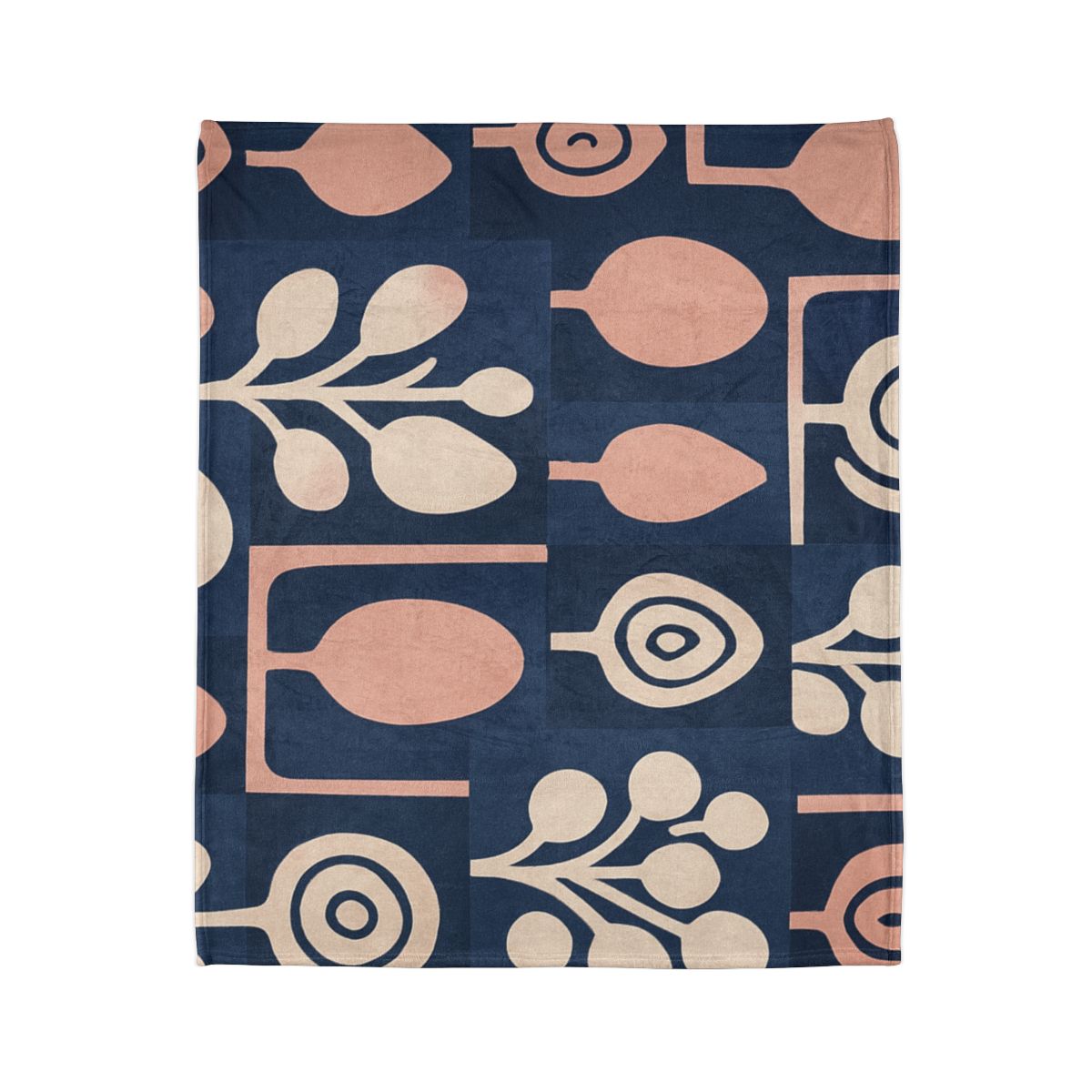 Bud Cluster Mosaic designer printed blankets