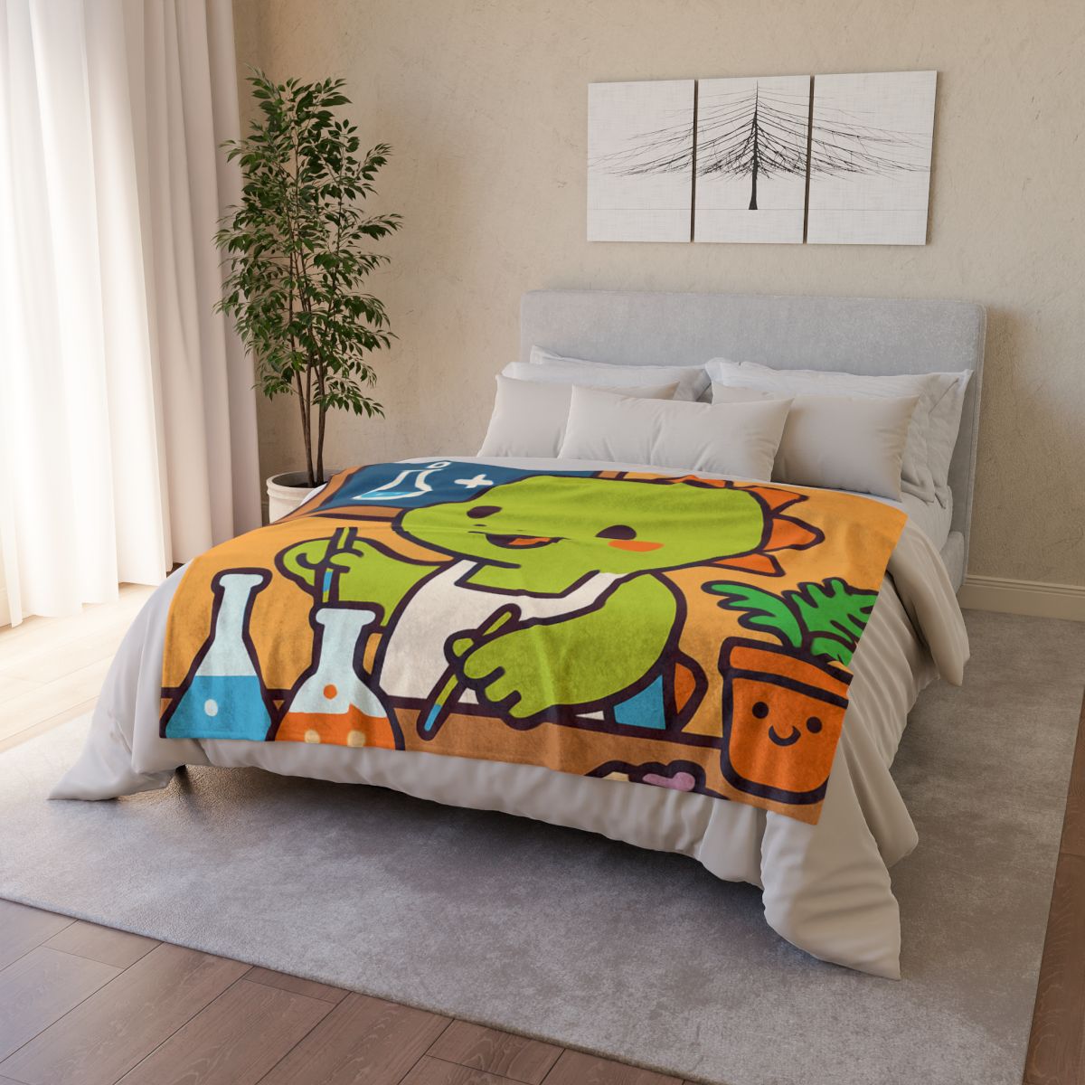 Dino Science Lab warm winter blankets