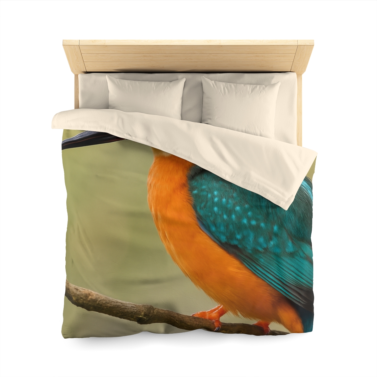Emerald Flash Kingfisher warm winter duvets