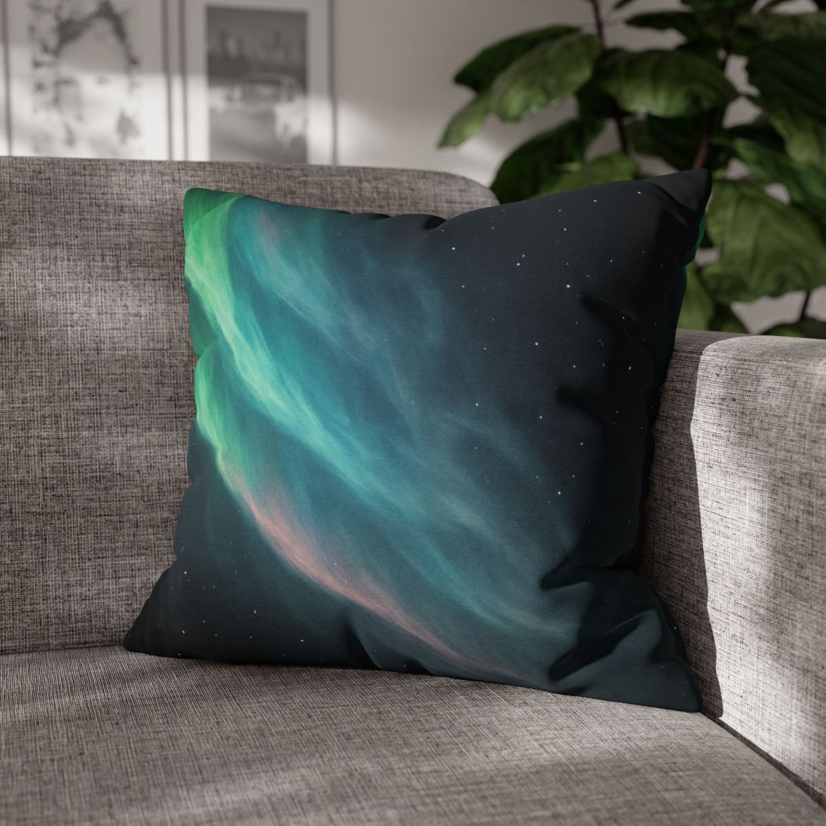 Aurora Veil Starstream personalized pillow covers