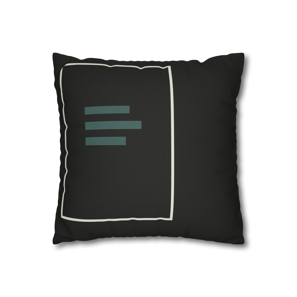 Stacked Frame And Three Bar Signal comfortable bedding pillow covers