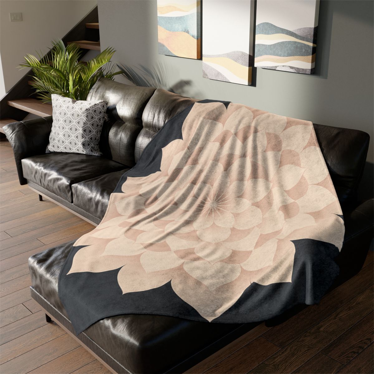 Petal Orbit Mandala warm winter blankets