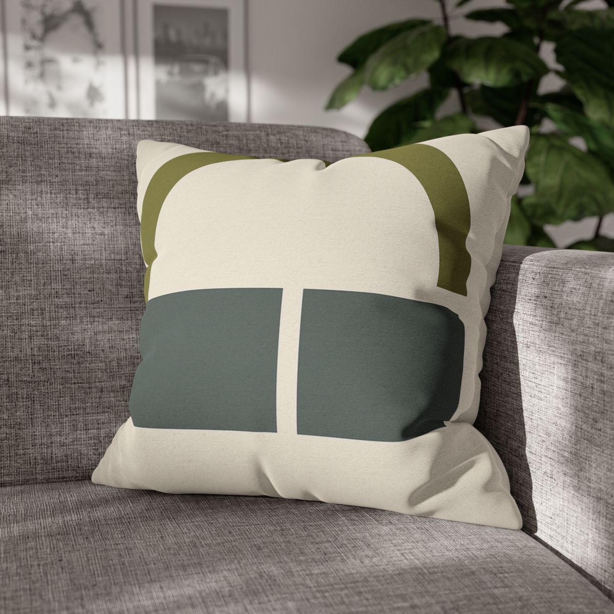 Partial Arc Over Twin Blocks designer print pillow cases