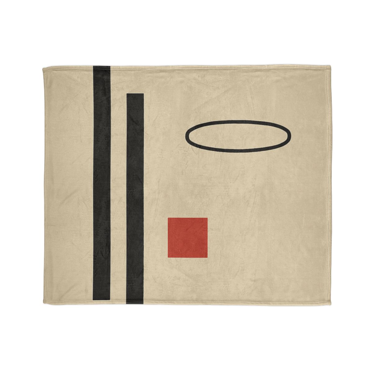 Aligned Posts With Floating Oval designer printed blankets