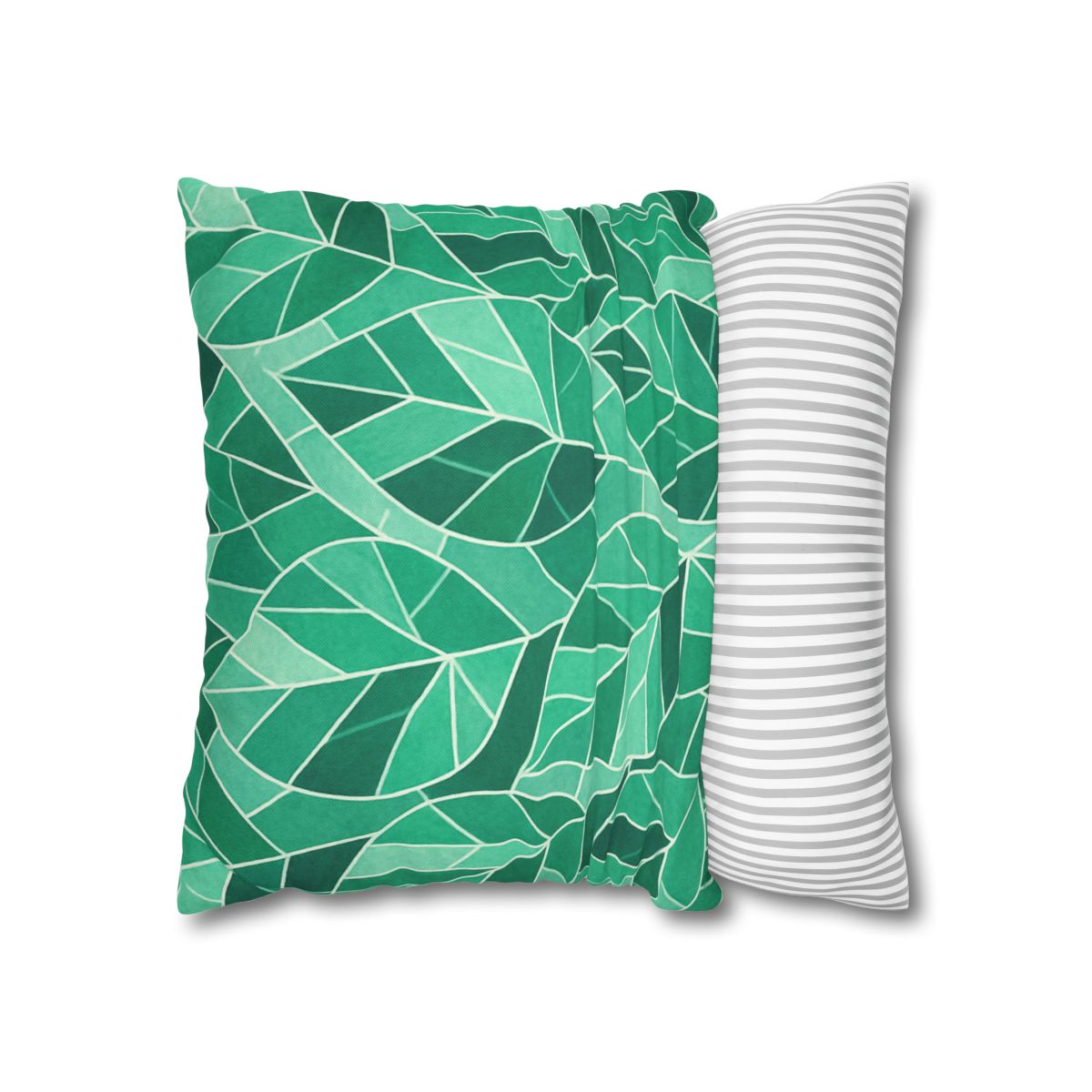 Crystal Leaf Mosaic personalized pillow covers