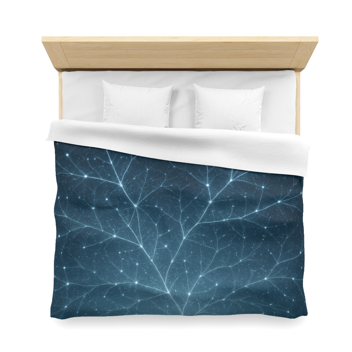 Starlit Fractal Canopy duvets for gifts