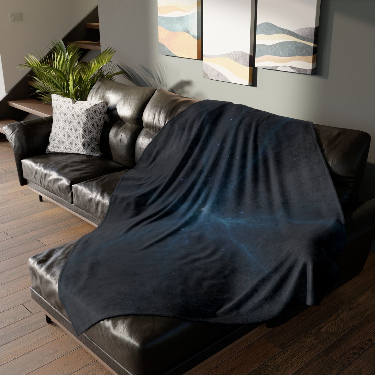 Luminescent Void Tapestry designer printed blankets