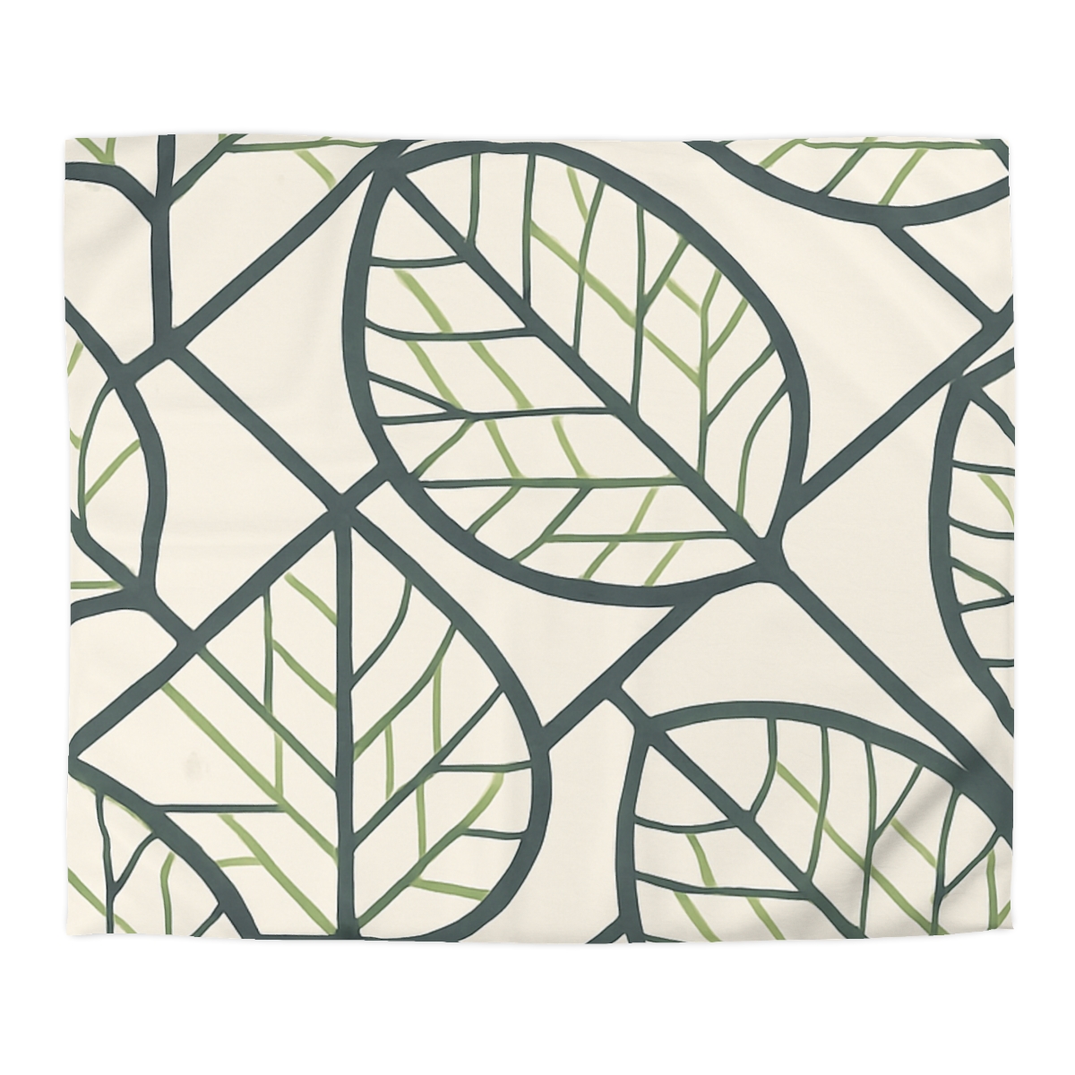 Venation Circuit Grid custom duvets