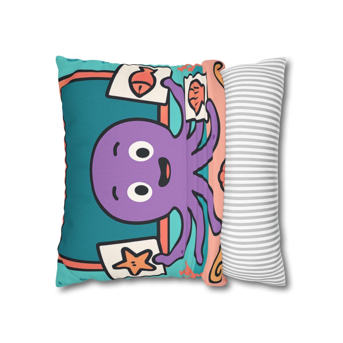 Coral Classroom Octopus comfortable bedding pillow covers
