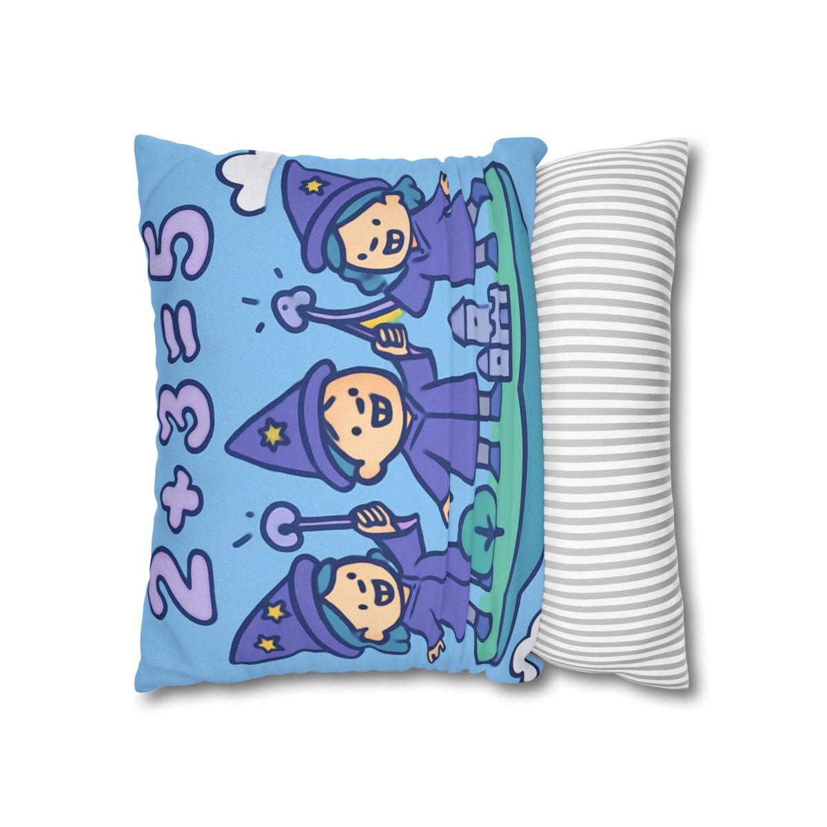 Math Wizards Floating Island comfortable bedding pillow covers