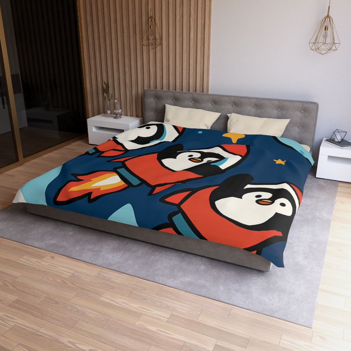 Rocket Penguin Crew warm winter duvets