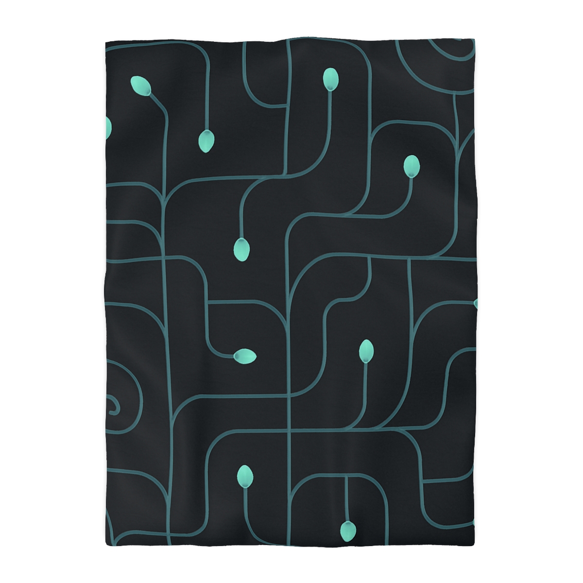 Vine Circuit Lattice designer printed duvets