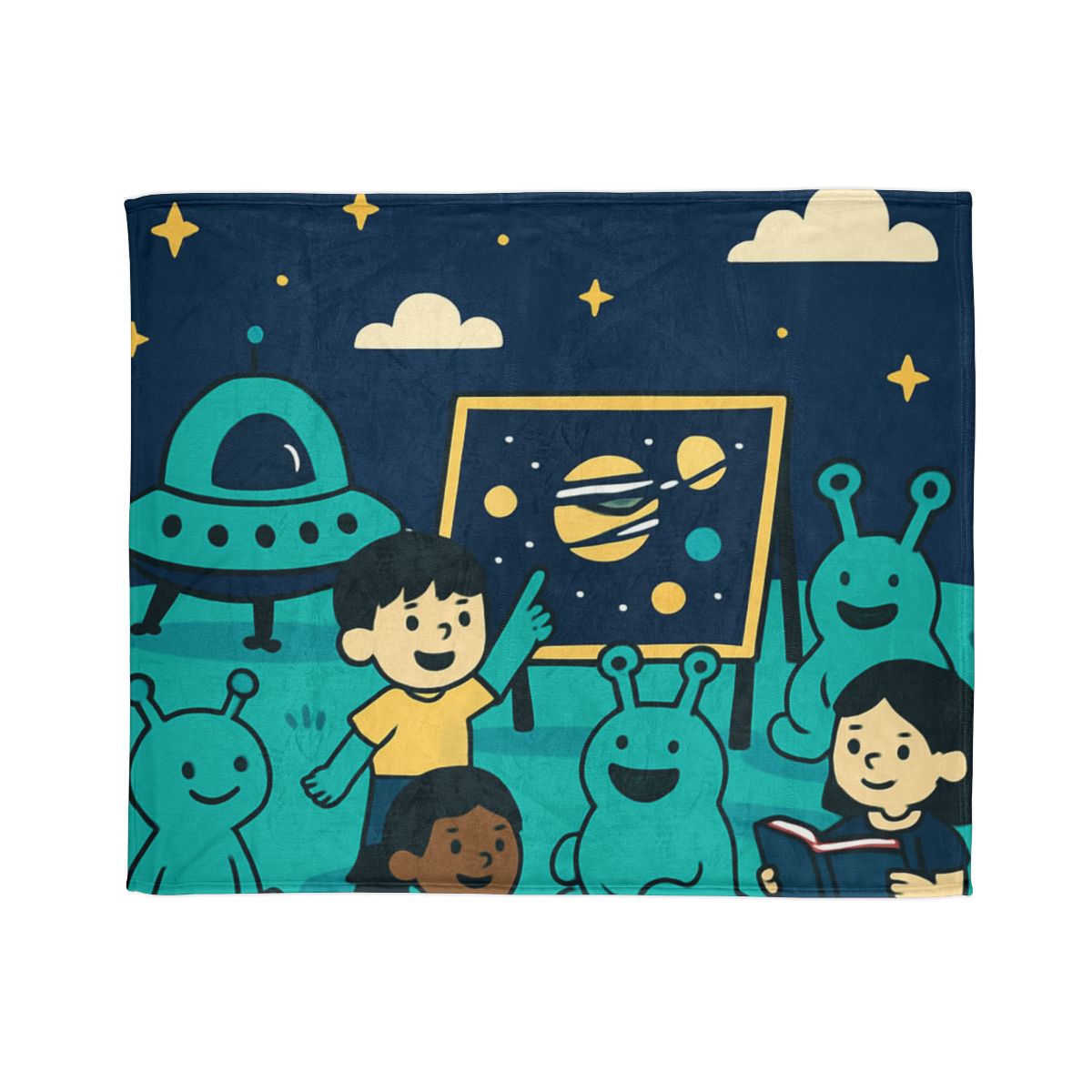 Starship Schoolyard warm winter blankets