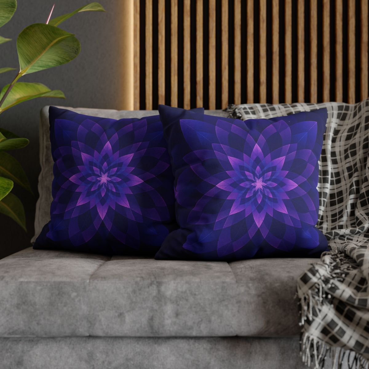Petal Prism Overlap trendy patterned pillow cases