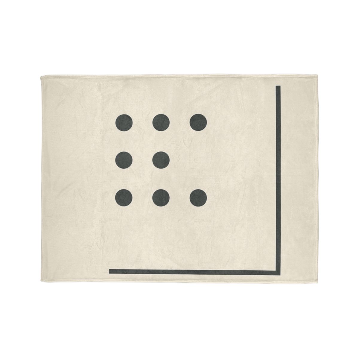 Sparse Dot Grid With Broken Frame warm winter blankets