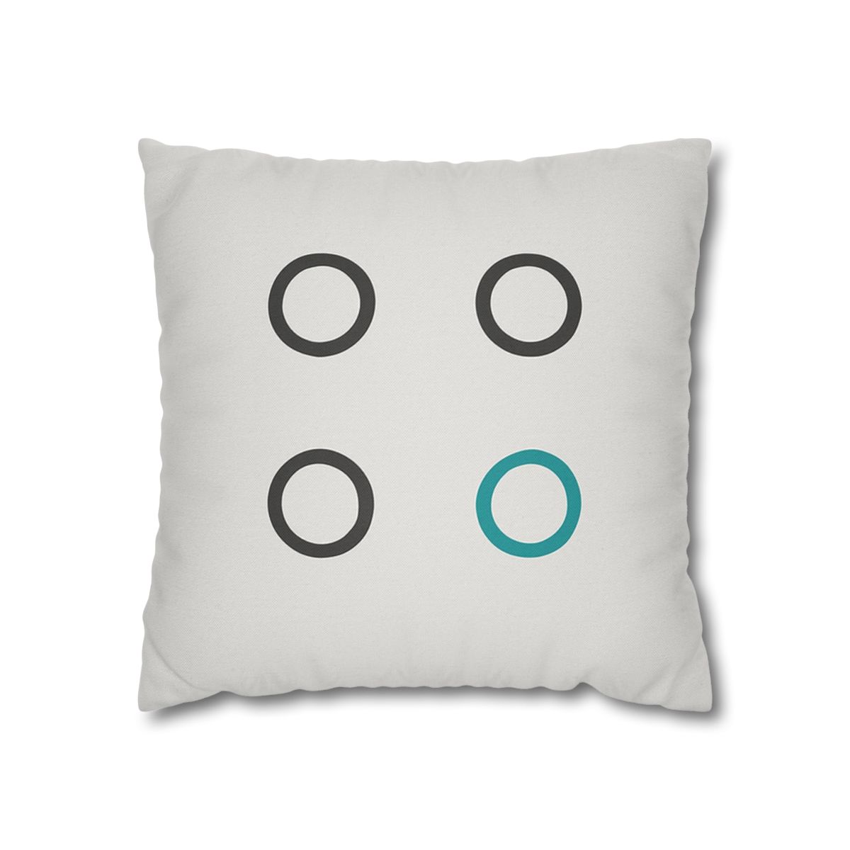 Clustered Dots With Missing Node trendy patterned pillow cases
