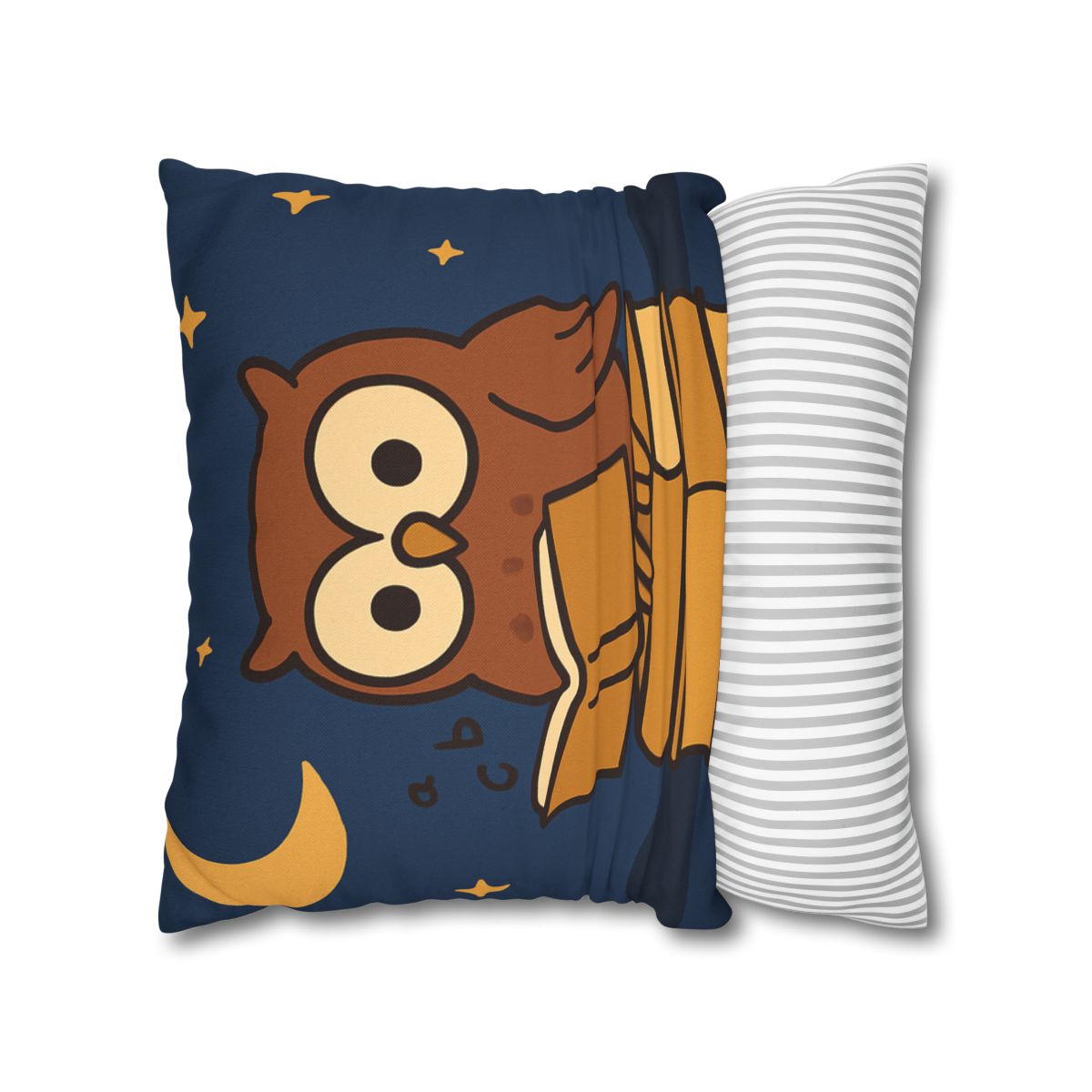 Moonlight Owl Library soft cotton pillow cases