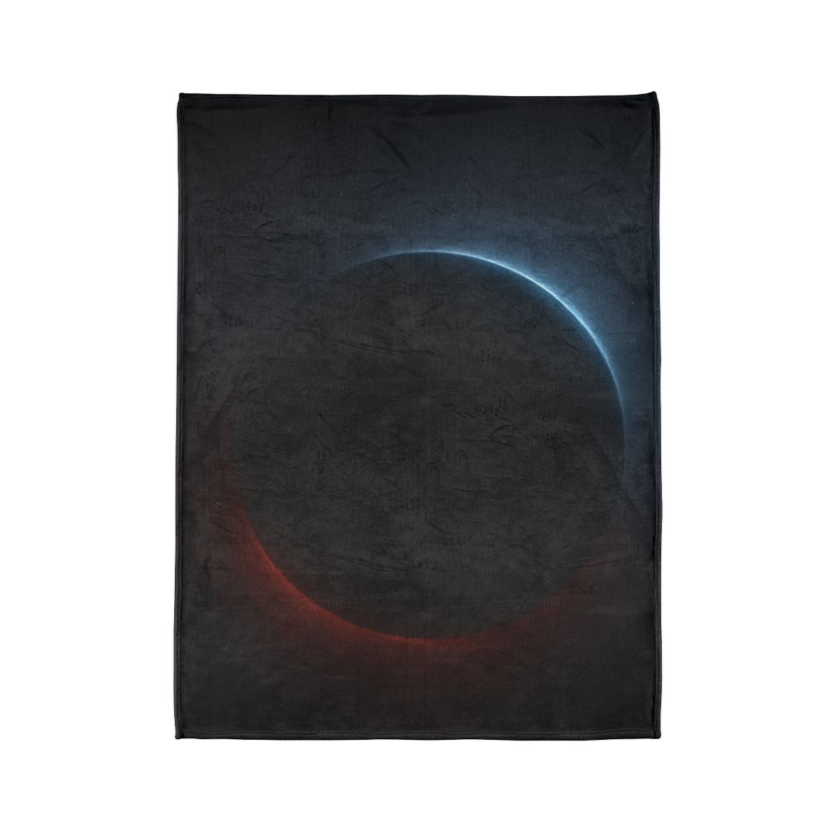Event Horizon Silhouette soft fleece blankets