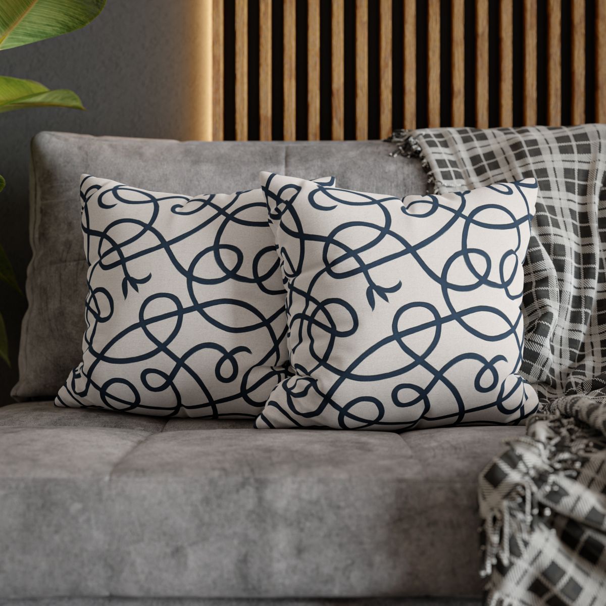 Tendril Loop Weave custom pillow cases