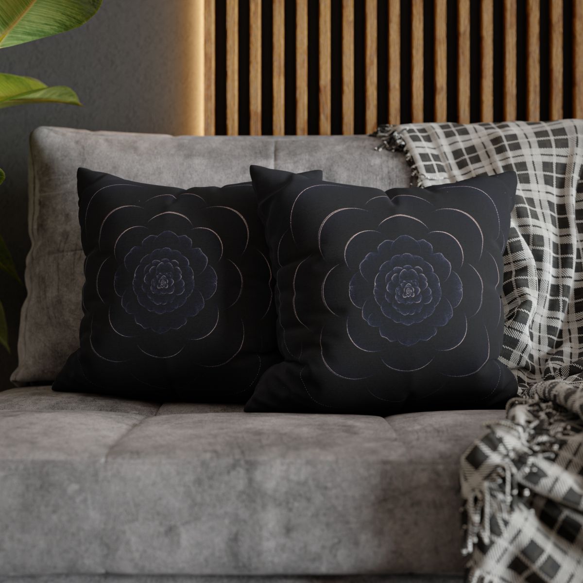 Petal Eclipse Rosette comfortable bedding pillow covers