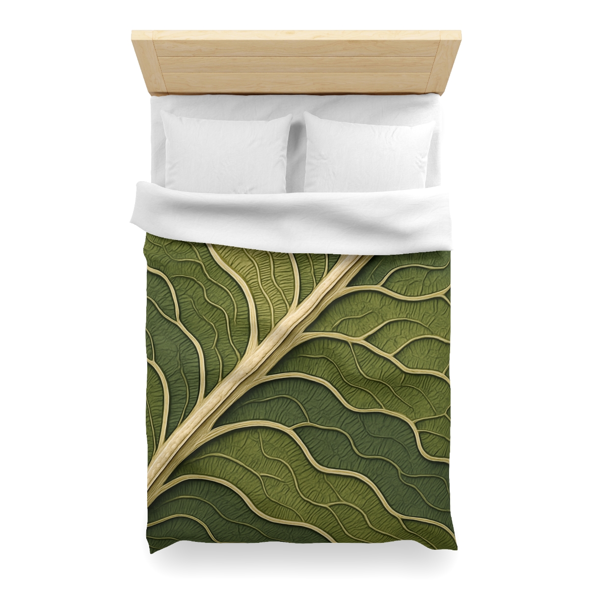 Leaf Vein Topography duvets for gifts