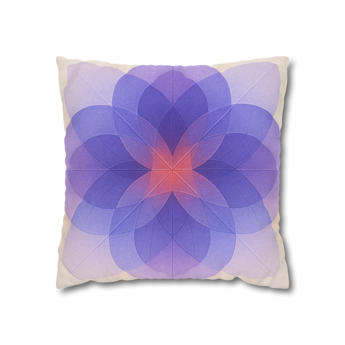 Petal Prism Overlap custom pillow cases